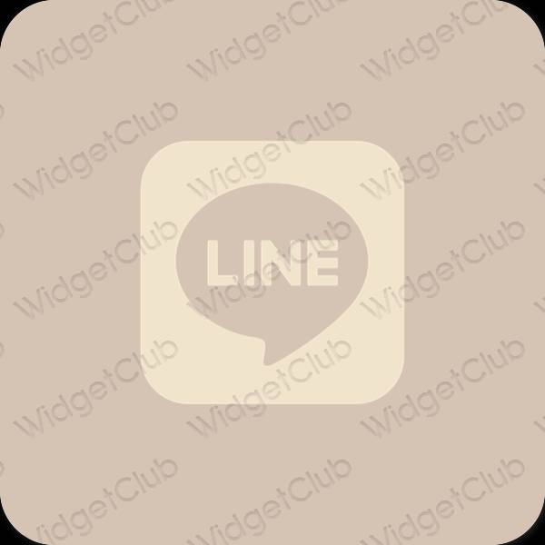 Естетске LINE иконе апликација