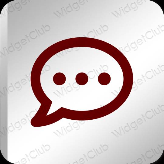 Естетични Messenger икони на приложения