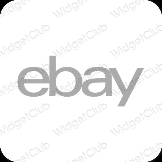 Esthetische eBay app-pictogrammen