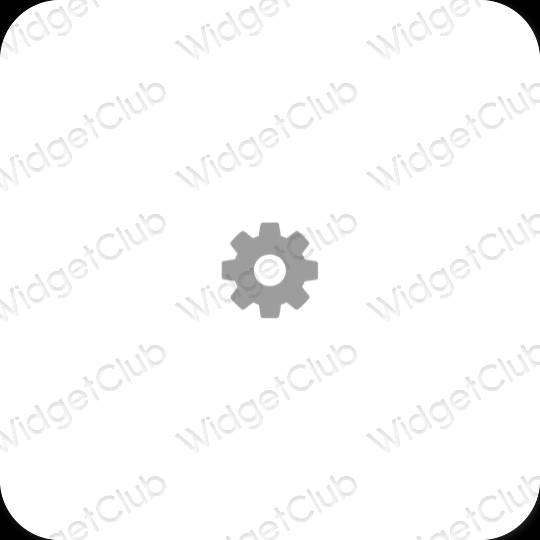 Ästhetische Settings App-Symbole