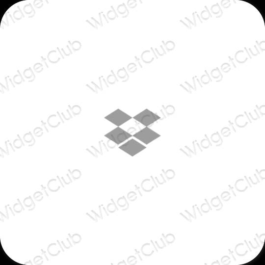 Esthetische Dropbox app-pictogrammen