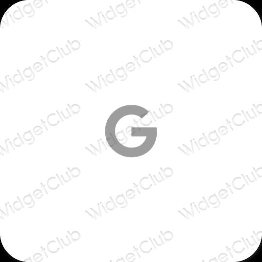 Esthetische Google app-pictogrammen