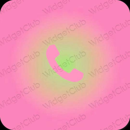 Estetic Violet Phone pictogramele aplicației