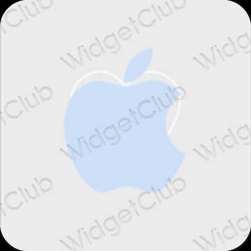 Thẩm mỹ xám Apple Store biểu tượng ứng dụng