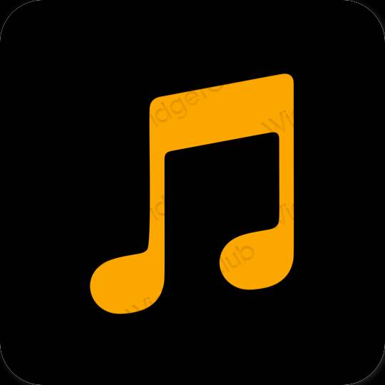 Estetik Apple Music proqram nişanları