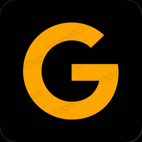 Pictograme pentru aplicații Google estetice