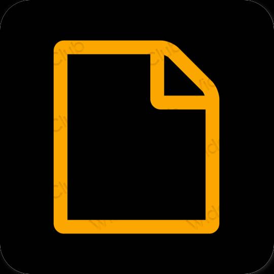 Ästhetische Files App-Symbole