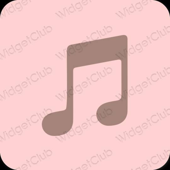 אייקוני אפליקציה Music אסתטיים
