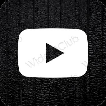 جمالية Youtube أيقونات التطبيقات