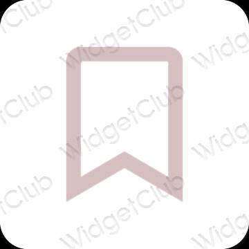 Aesthetic Books app icons