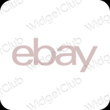 Estetik eBay uygulama simgeleri
