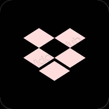 جمالية Dropbox أيقونات التطبيقات