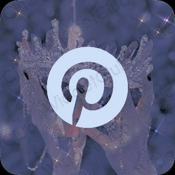 جمالية Pinterest أيقونات التطبيقات