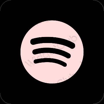 Estetske Spotify ikone aplikacija