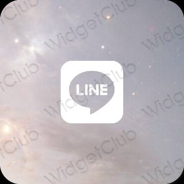 Aesthetic LINE app icons