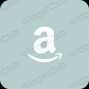 Esteetiline roheline Amazon rakenduste ikoonid