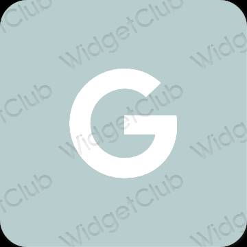 Estetický zelená Google ikony aplikací