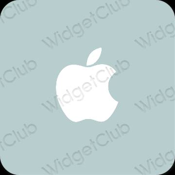 Estético verde Apple Store ícones de aplicativos