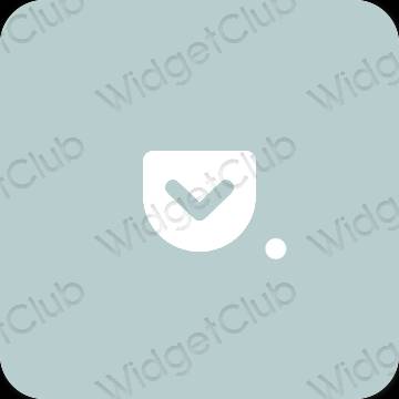 Estetyka Zielony Pocket ikony aplikacji