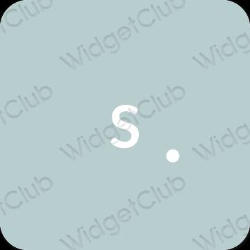 Estetisk lila SHEIN app ikoner
