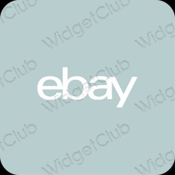 Estetis hijau eBay ikon aplikasi