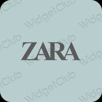 Estetické Fialová ZARA ikony aplikácií