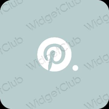 אֶסתֵטִי סָגוֹל Pinterest סמלי אפליקציה