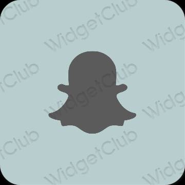 Estetski zelena snapchat ikone aplikacija