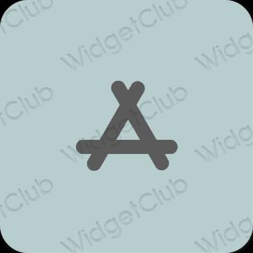 Estetyka Zielony AppStore ikony aplikacji