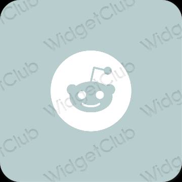 Estetisk lila Reddit app ikoner