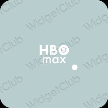 Estetik bənövşəyi HBO MAX proqram nişanları