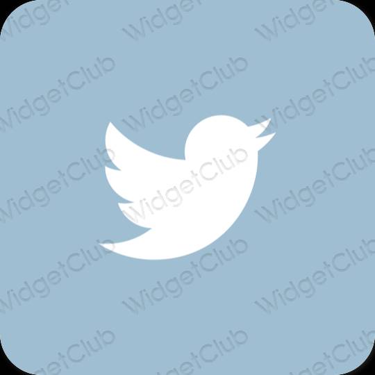 Icone delle app Twitter estetiche