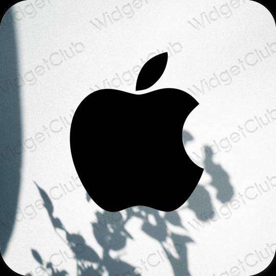 Ästhetisch Schwarz Apple Store App-Symbole