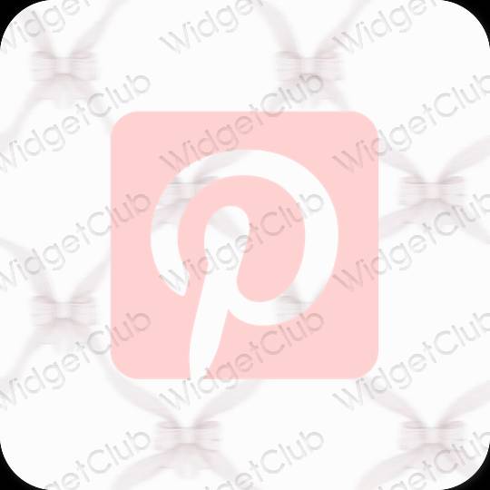 Estetski ružičasta Pinterest ikone aplikacija