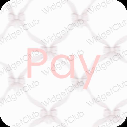 Estetis Abu-abu PayPay ikon aplikasi