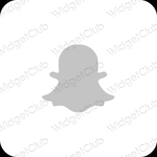Estetické ikony aplikací snapchat