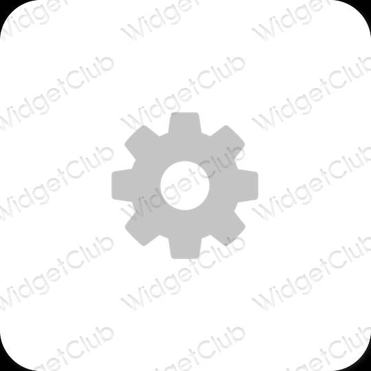 Ästhetische Settings App-Symbole