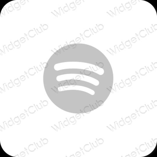 Icônes d'application Spotify esthétiques