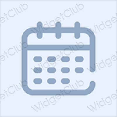 Estética Calendar iconos de aplicaciones