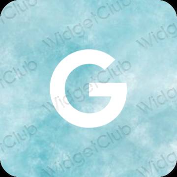 Icônes d'application Google esthétiques