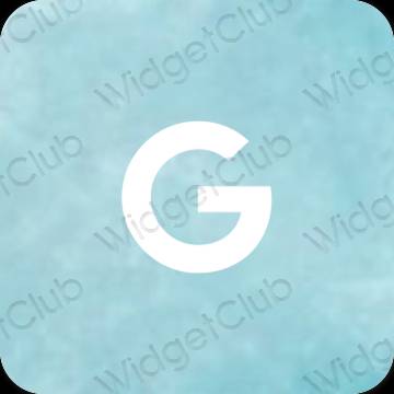 Ästhetische Google App-Symbole