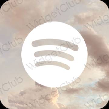 Ästhetische Spotify App-Symbole