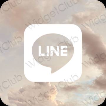 រូបតំណាងកម្មវិធី LINE សោភ័ណភាព