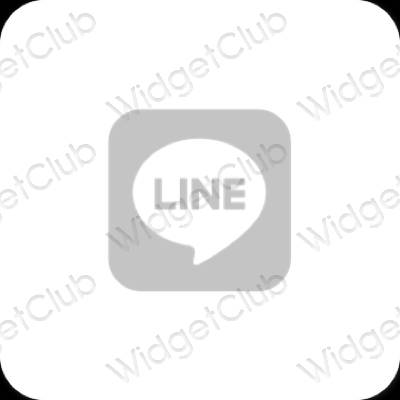 Esthetische LINE app-pictogrammen