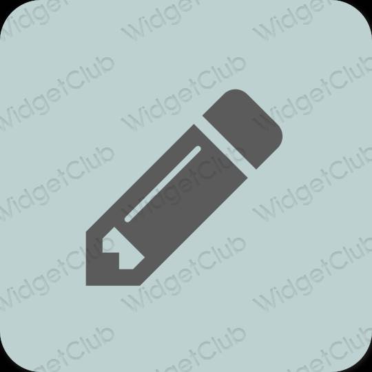 Estética Notes ícones de aplicativos