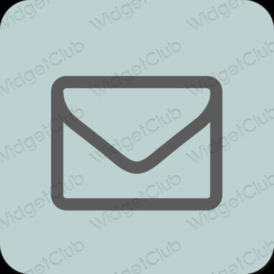 אֶסתֵטִי ירוק Mail סמלי אפליקציה