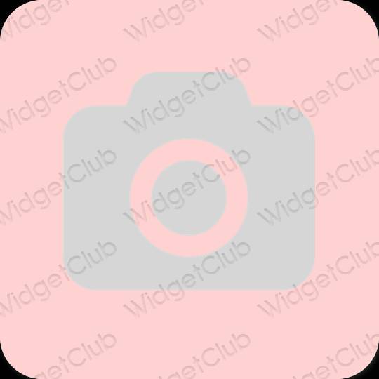 Estetisk rosa Camera app ikoner