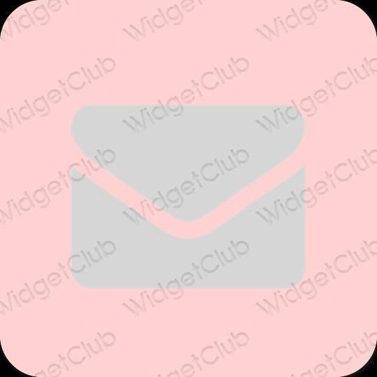 Estetico rosa Mail icone dell'app