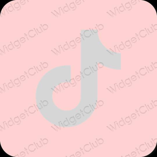 Естетски розе TikTok иконе апликација