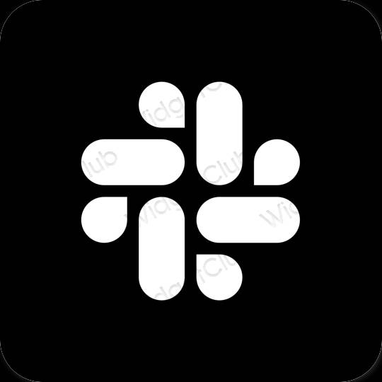 אייקוני אפליקציה Slack אסתטיים